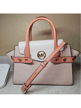 Michael Kors Tri-Color Leather Satchel Crossbody Bag